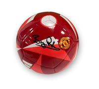 Exclusive Memorabilia Le Ballon de Manchester United signé par Bryan Robson