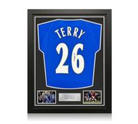 Exclusive Memorabilia Maillot de Chelsea signé par John Terry. Encadré.