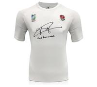 Exclusive Memorabilia Maillot de l'Angleterre signé par Jonny Wilkinson, avec Une Inscription.