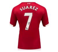 Exclusive Memorabilia Maillot de Liverpool signé par Luis Suarez