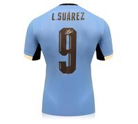 Exclusive Memorabilia Maillot de l'Uruguay signé par Luis Suarez