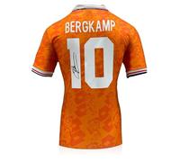 Exclusive Memorabilia Maillot des Pays-Bas 1994 signé par Dennis Bergkamp