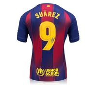 Exclusive Memorabilia Maillot du FC Barcelone signé par Luis Suarez