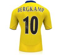 Exclusive Memorabilia Maillot Original d'Arsenal 2003-04 signé par Dennis Bergkamp