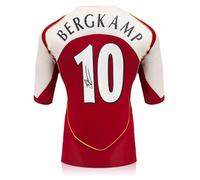 Exclusive Memorabilia Maillot Original d'Arsenal 2004-05 signé par Dennis Bergkamp. 10