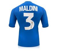 Exclusive Memorabilia Maillot Original de l'Italie 2000-01 signé par Paolo Maldini