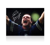 Exclusive Memorabilia Photo des Rangers signée par Paul Gascoigne