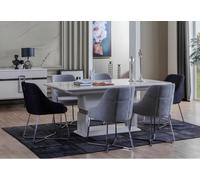 Exclusive Salle à manger Set Comprend 7pcs. table à manger et 6x chaises nouveau