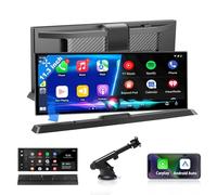 Exclusivité 11,3 Pouces Carplay Android Auto Voiture avec Support Stable,Ecran Carplay avec Double Bluetooth Siri/Goo-gle Appareils de Navigation GPS pour Voiture Camping-Car
