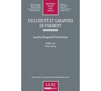 exclusivité et garanties de paiement: PRIX DE THÈSE DE L'UNIVERSITÉ PARIS II (PANTHÉON-ASSAS) (538)