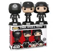 Exclusivité Star Wars Death Star 3 Paquet 9.5cm Pop Vinyle Funko Gunner Officer