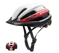 Exclusky 222 Casque Velo Adulte Unisexe, Rouge, 56-61CM