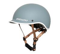 Exclusky Mixte Excluskoby3 Casque Velo, Gris, Taille unique EU