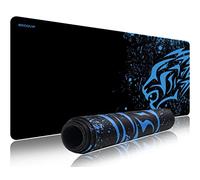 EXCO Tapis de Souris Gaming XL - 700 x 300 mm - Gamer Mouse Pad - approprié pour Souris de Bureau et Souris de Gaming - Blue Leopard 3522