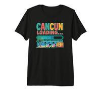 Excursion à la Plage avec Cancun Loading Vacation Squad T-Shirt Haut de Gamme