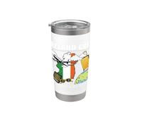 Excursion de vacances en famille avec équipage en Irlande, voyage et correspondance Gobelet isotherme en acier inoxydable double paroi