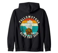Excursion en Voiture à Yellowstone avec Geyser Bison au Coucher du Soleil 2026 Sweat à Capuche