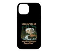 Excursion en Voiture à Yellowstone, Cascade de Bisons, Souvenirs de Famille Coque pour iPhone 14