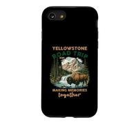 Excursion en Voiture à Yellowstone, Cascade de Bisons, Souvenirs de Famille Coque pour iPhone SE (2020) / 7/8