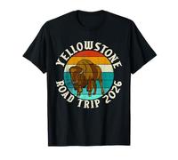 Excursion en Voiture à Yellowstone, Sunset Bison 2026 T-Shirt