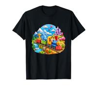 Excursion Magique en Train, Aventure avec Les Animaux du château T-Shirt
