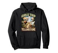 Excursion pour Filles avec Aventure dans Le Parc National de Yellowstone Sweat à Capuche