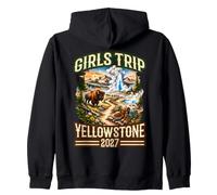 Excursion pour Filles : Aventure dans Le Parc National de Yellowstone 2027 Sweat à Capuche