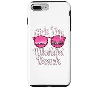 Excursion pour Filles, Plage de Waikiki, Hawaï, Bachelorette, Voyage pour Femmes Coque pour iPhone 7 Plus/8 Plus