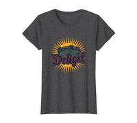 Excuse Me, I'm Actually A Delight - Citation Witty Sunburst T-Shirt, Femme, Chiné Foncé, XXL