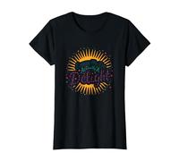Excuse Me, I'm Actually A Delight - Citation Witty Sunburst T-Shirt, Femme, Noir, XXL