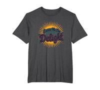 Excuse Me, I'm Actually A Delight - Citation Witty Sunburst T-Shirt, Homme Grandes Tailles, Chiné Foncé, 5X Tall