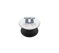 Excuse-Moi, tu as l'air de m'aimer Western Cowgirl PopSockets PopGrip Adhésif