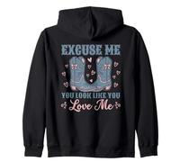 Excuse-Moi, tu as l'air de m'aimer Western Cowgirl Sweat à Capuche
