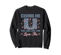 Excuse-Moi, tu as l'air de m'aimer Western Cowgirl Sweatshirt