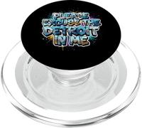 Excuse The Detroit in Me | Urban Detroit Michigan PopSockets PopGrip pour MagSafe