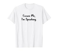 Excusez-Moi, Je Parle T-Shirt Graphique avec Valeur, Homme, Blanc, S