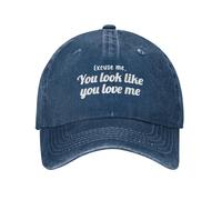 Excusez-Moi, on Dirait Que Vous M'Aimez. Homme Femme Trucker Caps Anti-Soleil Snapback Cap Léger Casquette Trucker pour Randonnée Running Extérieur
