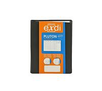 Exdi - 1 Agenda Semainier de Poche Pluton - Couverture Noir - Format : 9 x 12,5 cm - Janvier 2025 à Décembre 2025