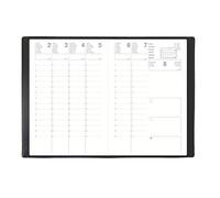 EXDI Agenda Semainier CALYPSO 10 x15 cm 1S / 2P Noir 2024