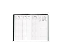 EXDI Agenda Semainier Orphée 16 x 16 cm 1S / 2P Noir