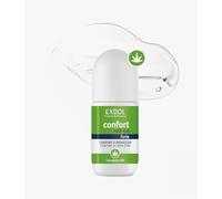 Exdol Confort CBD Forte Roll-On 50 ml Massage au Canabidiol Confort Corporel Texture Légère à Absorption Rapide Idéal pour les jambes, le dos, le cou, les épaules Utilisation Quotidienne Adulte Actif
