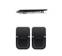 Exdtgt Lot de 2 mini rehausseurs de clavier portables pour ordinateur portable, clavier, tablette - En aluminium (noir)