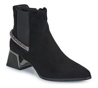 Exé Shoes Bottines P1811-T941-FABRIC-BLACK in Noir 38