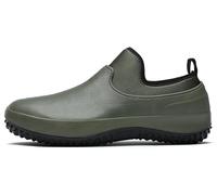 EXECAB Chaussures de Pluie Chaussures de Chef à Enfiler pour Hommes et Femmes, Chaussures de Travail de Cuisine de Restaurant imperméables antidérapantes résistantes à l'huile EVA,Vert,39