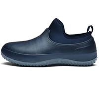 EXECAB Chaussures de Pluie Chaussures de Chef à Enfiler pour Hommes et Femmes, Chaussures de Travail de Cuisine de Restaurant imperméables antidérapantes résistantes à l'huile EVA,Bleu,38