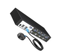Exécution 4 ports KVM changement avec technologie contre rayonnement construit dans des conduits sonores et 4 câbles de connexion préinstallés de 1,5 m contre les fuites KVM