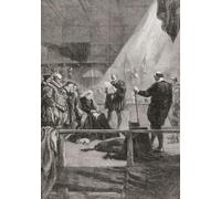 Exécution de Mary Queen of Scots 8 février 1587. Après une gravure de William Luson Thomas à partir d'une œuvre de Sir John Gilbert dans le numéro illustré de Londres du 23 février 1861 Poster imprimé
