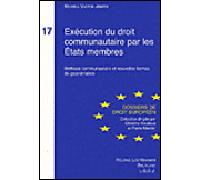 Exécution du droit communautaire par les états membres - M. Vaerini Jensen - Helbing Lichtenhahn - broché - Etude