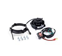 EXED Parts: ventilateur de refroidissement de radiateur d'origine SPAL et kit de montage pour KTM et Husqvarna, avec interrupteur marche/arrêt, modèles Dirt Bike de 2017 à 2022 - Ajustement parfait,