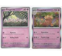 Exeggutor 024/091 Holo Rare - Paldean Fates - Pokemon 2 Card Evolution Set